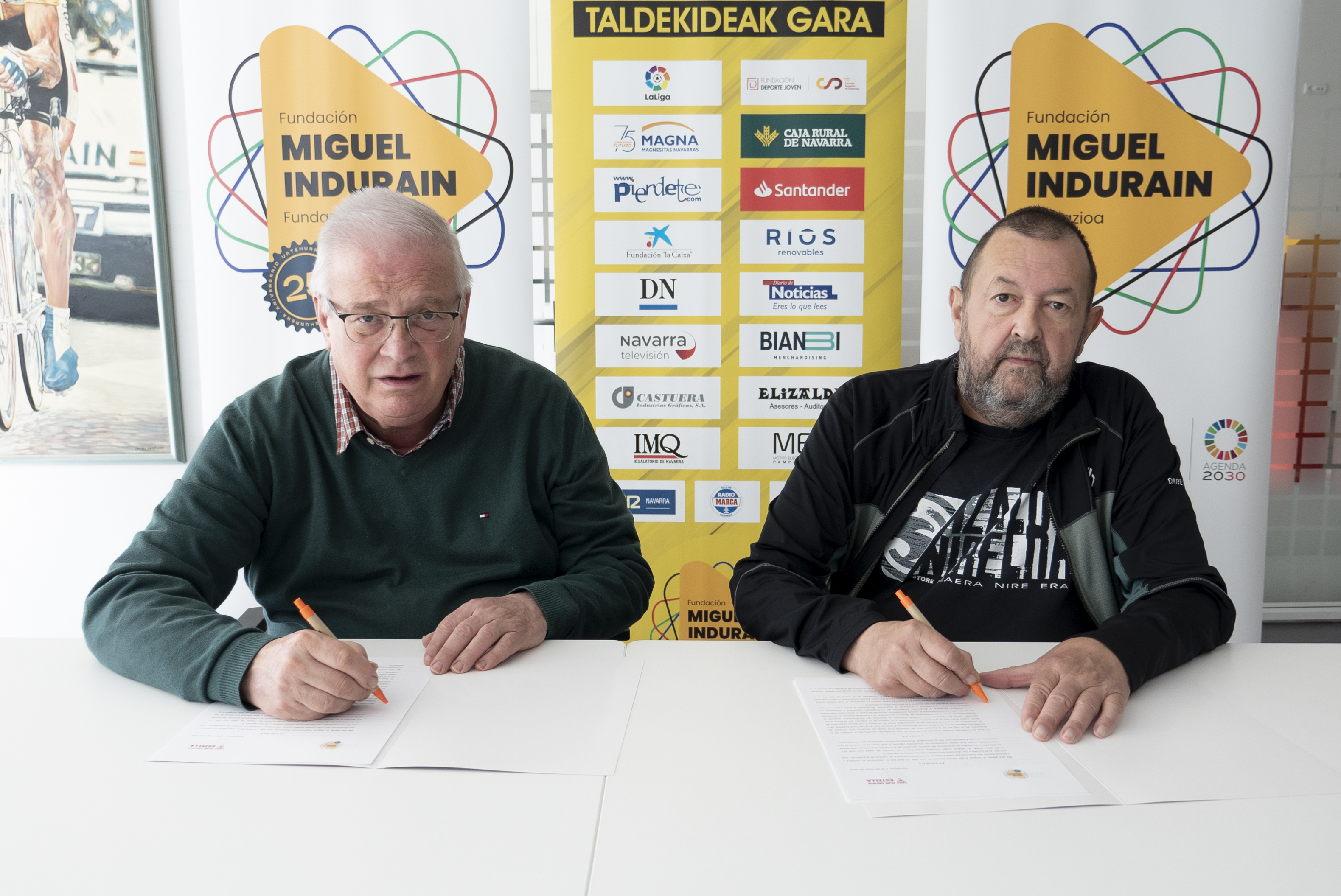 FIRMA DE PATROCINIO CON EL CC ESTELLA